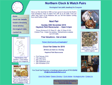 Tablet Screenshot of clockandwatchfairs.co.uk